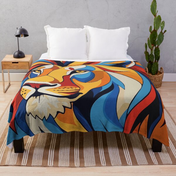 Item preview, King. Lion colorful modern art designed and sold by Grypis.