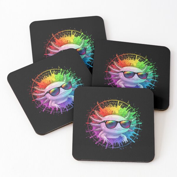 Item preview, Axolotl with Sunglasses Colorful Cool Axolotl Graphic designed and sold by Dressed For  Duty.