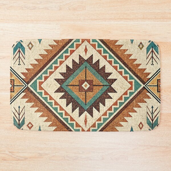 Item preview, Southwest Navajo , Aztec , Kilim  designed and sold by justrachna.