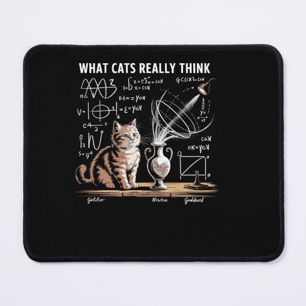 Item preview, Funny Cat Physics Humor Design What Cats Really Think designed and sold by Dressed For Duty.