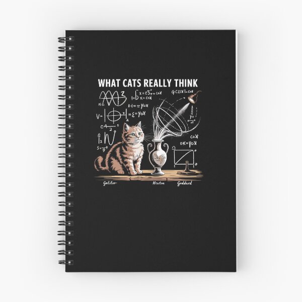 Item preview, Funny Cat Physics Humor Design What Cats Really Think designed and sold by Dressed For  Duty.