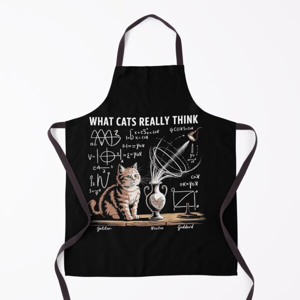 Item preview, Funny Cat Physics Humor Design What Cats Really Think designed and sold by Dressed For  Duty.