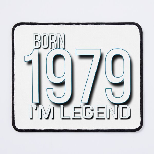 Item preview, Classic Born 1979 I'm Legend Typography designed and sold by DriftScents.