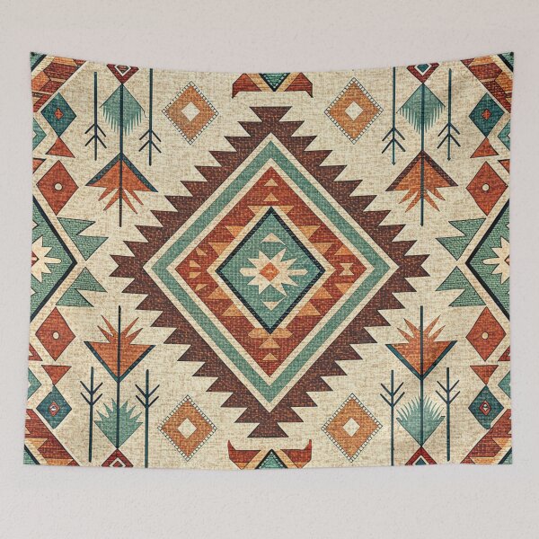 Item preview, Southwest Navajo , Aztec , Kilim  designed and sold by justrachna.