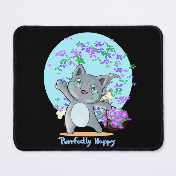 Item preview, Purrfectly Happy designed and sold by Vladartsy.