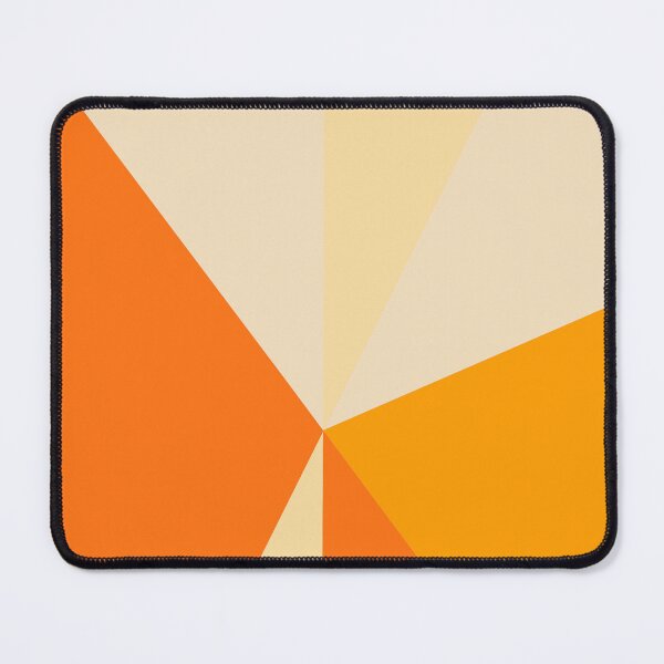 Item preview, Retro orange geometric triangle pattern designed and sold by by-jwp.