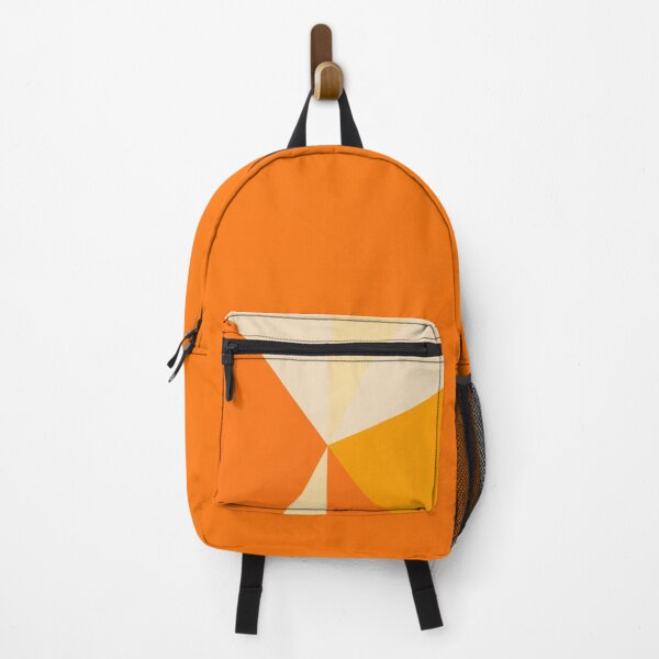 Item preview, Retro orange geometric triangle pattern designed and sold by by-jwp.