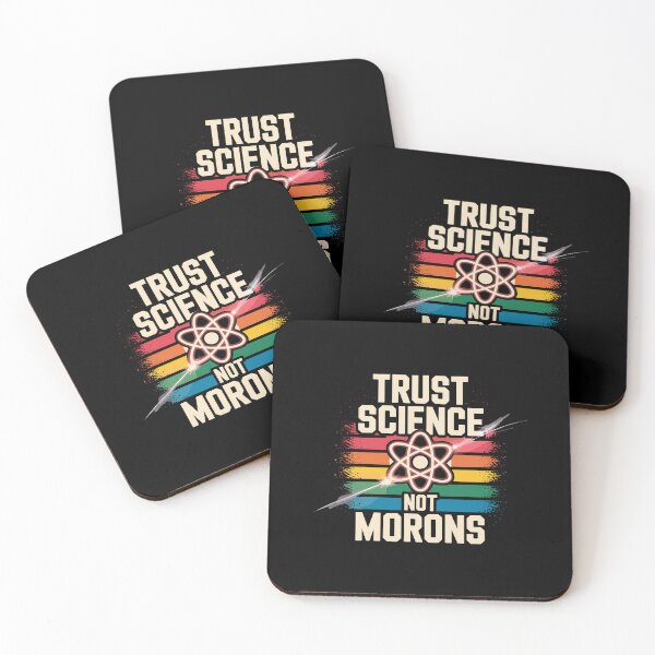 Item preview, Trust Science Not Morons Funny Science Lovers Nerds Students designed and sold by Dressed For  Duty.
