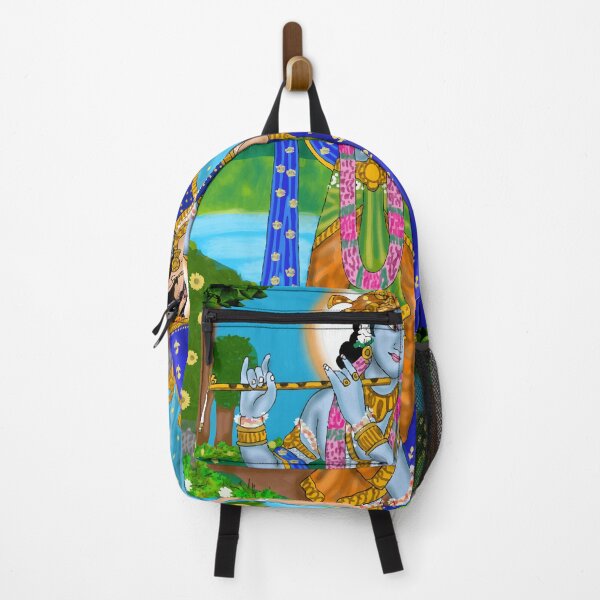 Item preview, Shri Radha Krishna Illustration – Romantic Hindu Mythology Art designed and sold by Harshit_Digital_Arts.