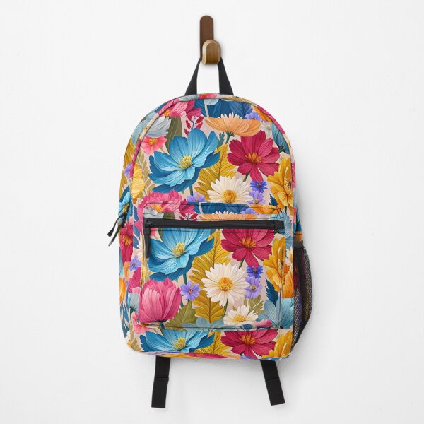 Item preview, Fantasy Fairytale Vibrantly Colorful Flowers And Leaves Art designed and sold by DEC02.