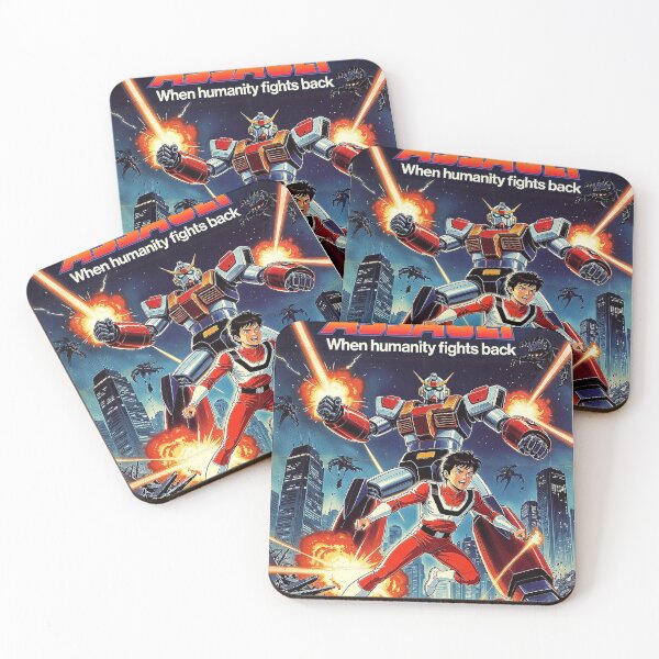 Item preview, Mecha Assault – 80s Vintage Mecha Anime designed and sold by AnimeRetroDS.
