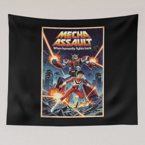 Item preview, Mecha Assault – 80s Vintage Mecha Anime designed and sold by AnimeRetroDS.