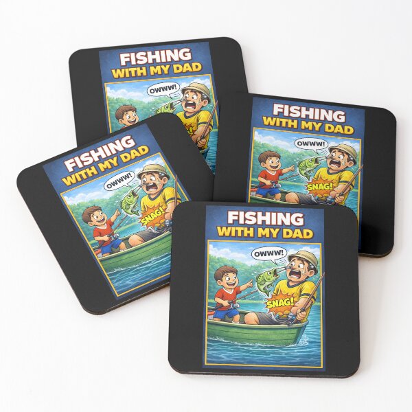 Item preview, Fishing With My Dad Shirt Funny Fishing Dad Shirt Father’s Day Gift Fishing Dad Humor Fisherman Dad Shirt Kids Fishing Gift designed and sold by TKOprintdesigns.