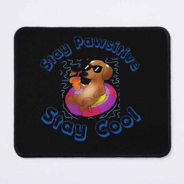 Item preview, Cool Dog Summer Vibes Floating Pool Cute Funny Dog with Sunglasses Vacation Aesthetic designed and sold by HopeAndHustle.