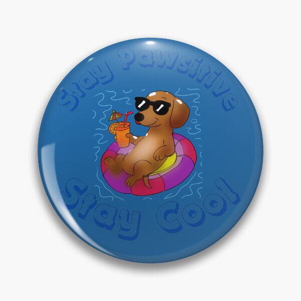 Item preview,  Cool Dog Summer Vibes Floating Pool Cute Funny Dog with Sunglasses Vacation Aesthetic designed and sold by HopeAndHustle.