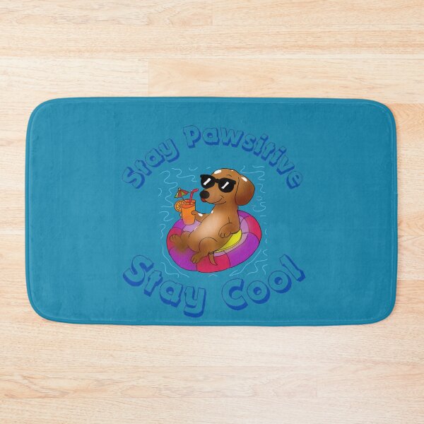 Item preview,  Cool Dog Summer Vibes Floating Pool Cute Funny Dog with Sunglasses Vacation Aesthetic designed and sold by HopeAndHustle.