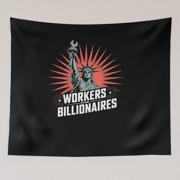 Item preview, Workers Over Billionaires Protest Social Justice Rally designed and sold by Dressed For  Duty.
