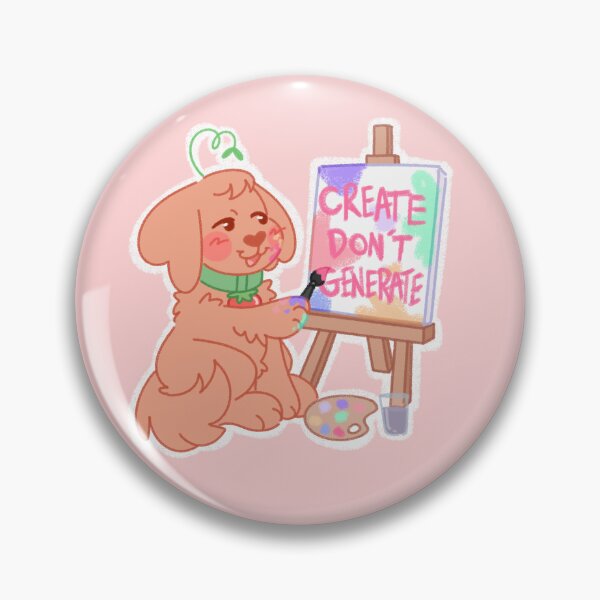 Item preview, Anti AI: Create Don't Generate! designed and sold by Nullkunst.