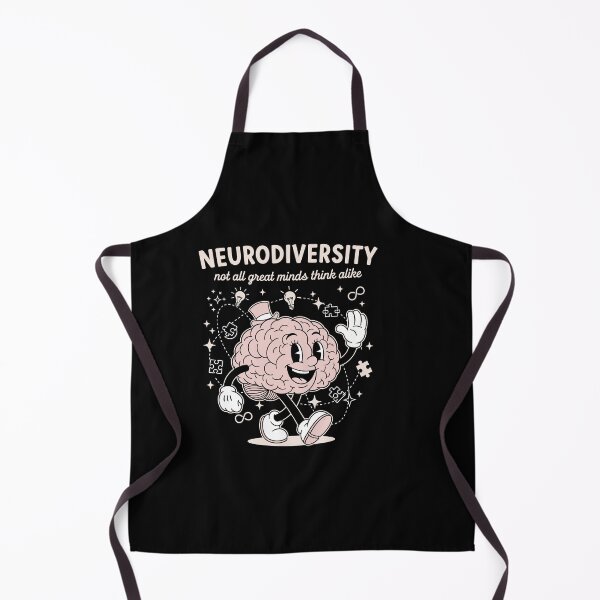 Item preview, Retro Funny Neurodiversity Not All Great Mind Think Alike designed and sold by Dressed For Duty.