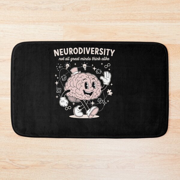Item preview, Retro Funny Neurodiversity Not All Great Mind Think Alike designed and sold by Dressed For  Duty.