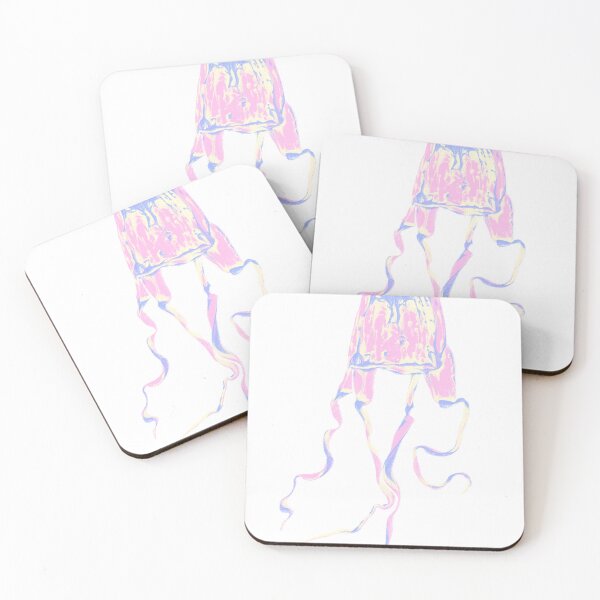 Item preview, Jellyfish Pastel Risograph Print_01 designed and sold by RisoSpecimen.