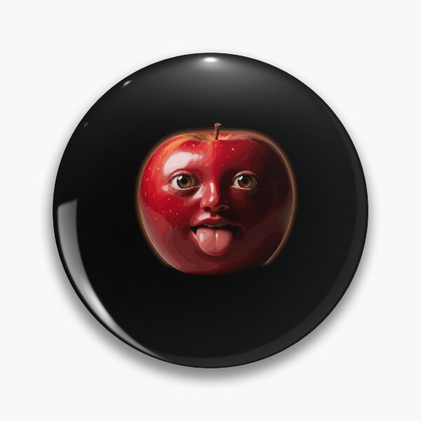 Item preview, Silly Apple Tongue Out Gen Z Meme Brainrot Humor designed and sold by Dressed For  Duty.