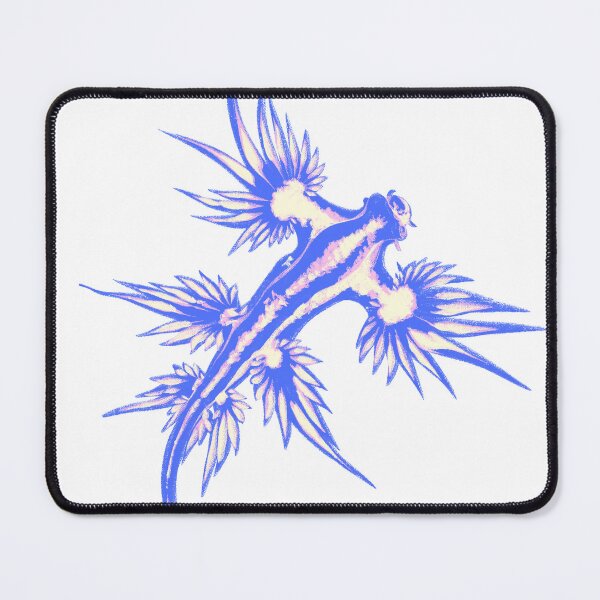 Item preview, Sea Slug Nudibranch Pastel Risograph Print designed and sold by RisoSpecimen.