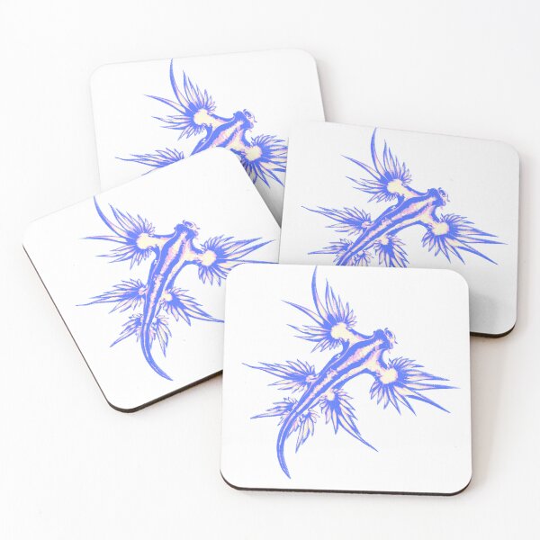 Item preview, Sea Slug Nudibranch Pastel Risograph Print designed and sold by RisoSpecimen.