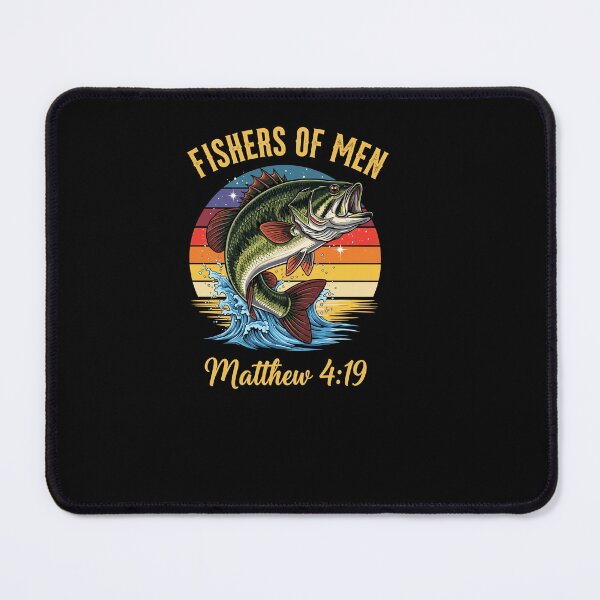 Item preview, Fishers of Men Matthew 4-19 Bible Christian Fishing Lover designed and sold by Dressed For Duty.