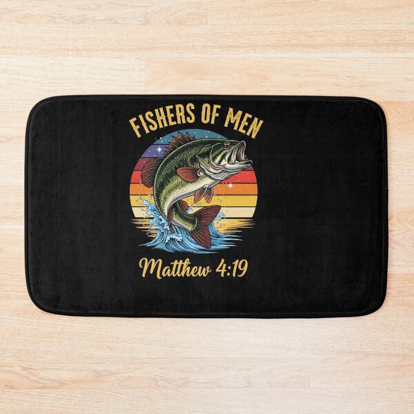 Item preview, Fishers of Men Matthew 4-19 Bible Christian Fishing Lover designed and sold by Dressed For  Duty.