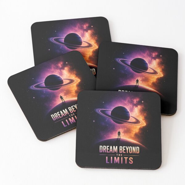 Item preview, Dream Beyond Limits Space Motivational Design designed and sold by AbstractAuraArt.