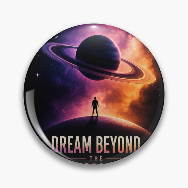 Item preview, Dream Beyond Limits Space Motivational Design designed and sold by AbstractAuraArt.