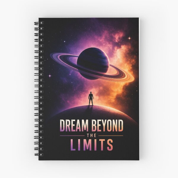 Item preview, Dream Beyond Limits Space Motivational Design designed and sold by AbstractAuraArt.