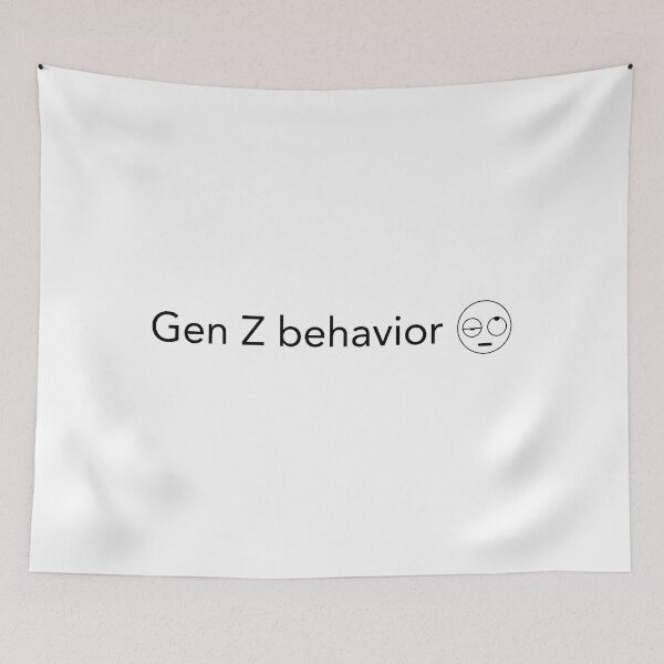 Item preview, Gen Z behavior designed and sold by sabinako.