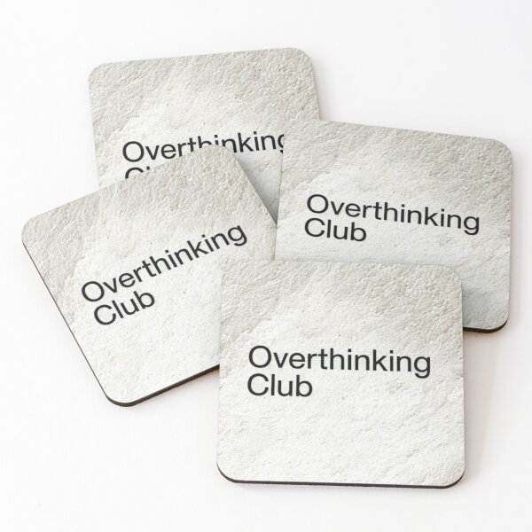 Item preview, Overthinking Club Shirt, Introvert Humor Tee, Mental Health Aesthetic brafdesign designed and sold by Brafdesign.