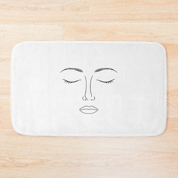 Item preview, Minimal Abstract Face Line Art – Calm Expression Aesthetic Design designed and sold by PunchlinePress.