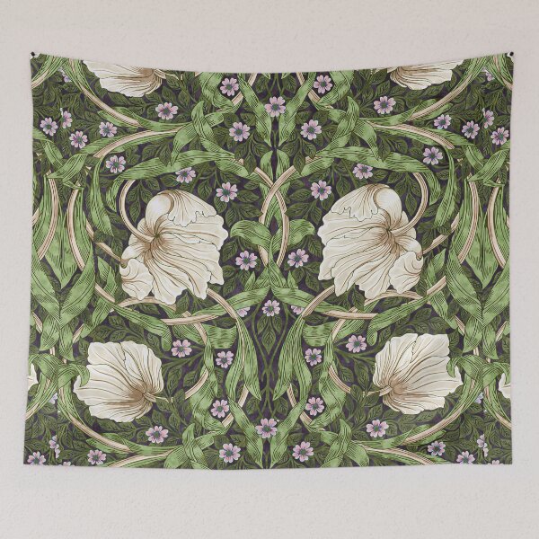 Aperçu de l'œuvre Motif Pimpernel de William Morris créée et vendue par maniacfitness.