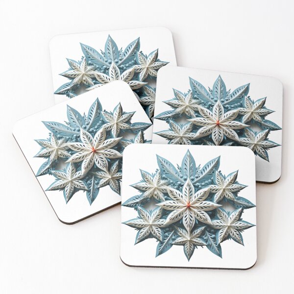 Item preview, Elegant Blue and White Floral Wall Art – Modern Botanical Home Decor Print designed and sold by VineVibe16Studio.