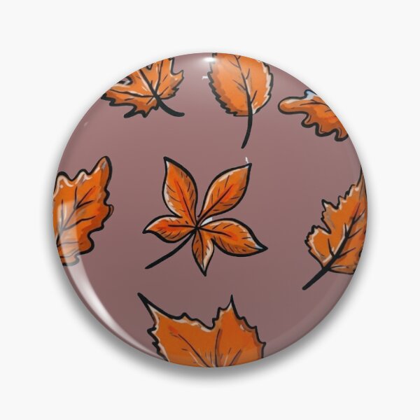 Item preview, Autumn Leaves Sticker Sheet - Orange Fall Foliage Hand-Drawn Doodle Set designed and sold by orilumi.