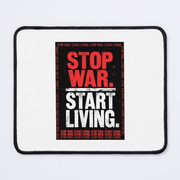 Item preview, Stop War Start Living Anti War Poster Design designed and sold by plastic2021.