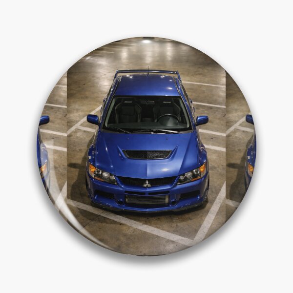 Item preview, ELECTRIC BLUE EVO 9 PARKING LOT SHOT designed and sold by TheMitsuGuy.