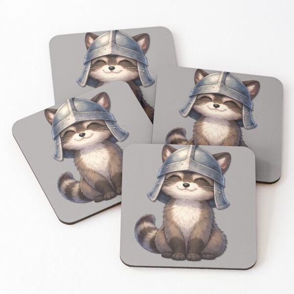 Item preview, Mischievous Raccoon Knight designed and sold by Icareis-Studios.
