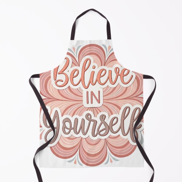 Item preview, Believe in Yourself Typography Motivational Quote Aesthetic Retro Floral Design designed and sold by VineVibe16Studio.