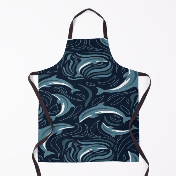 Item preview, Dancing dolphins and swirling waves designed and sold by NivyasArtistry.