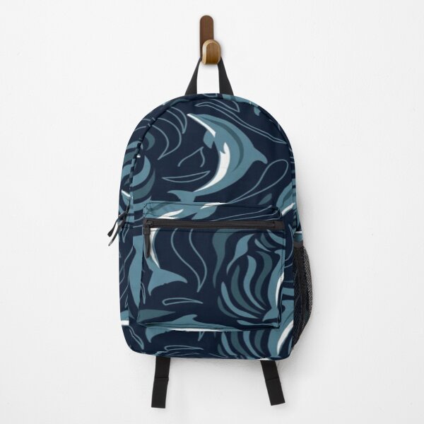 Item preview, Dancing dolphins and swirling waves designed and sold by NivyasArtistry.