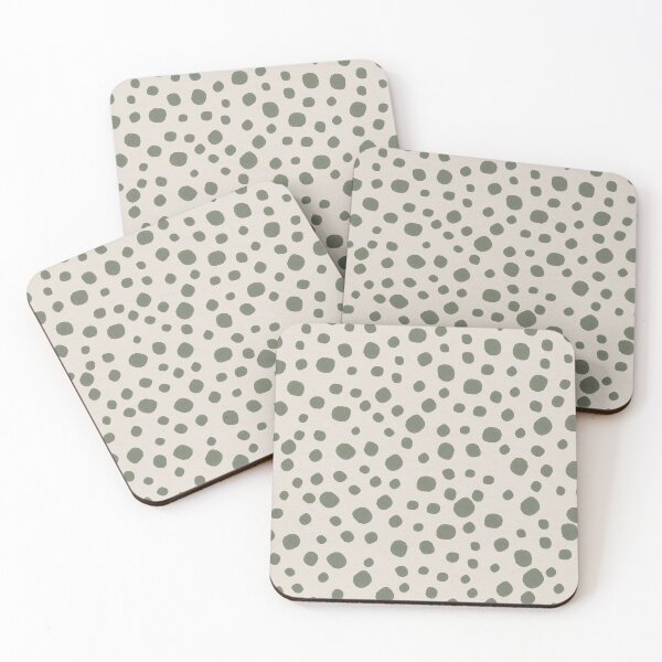 Item preview, Seamless Hand-Painted abstract dot Pattern in Soft Muted Tones designed and sold by Designs by christel_treiber.