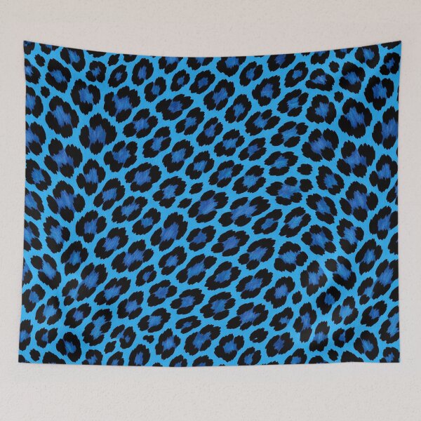 Item preview, Neon Blue Leopard designed and sold by Forged in the Warp.