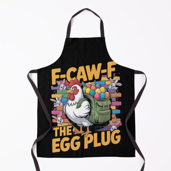 Item preview, F-Caw-F The Egg Plug Funny Easter Chicken Backpack T-Shirt V3 designed and sold by DarylWelsh2024.