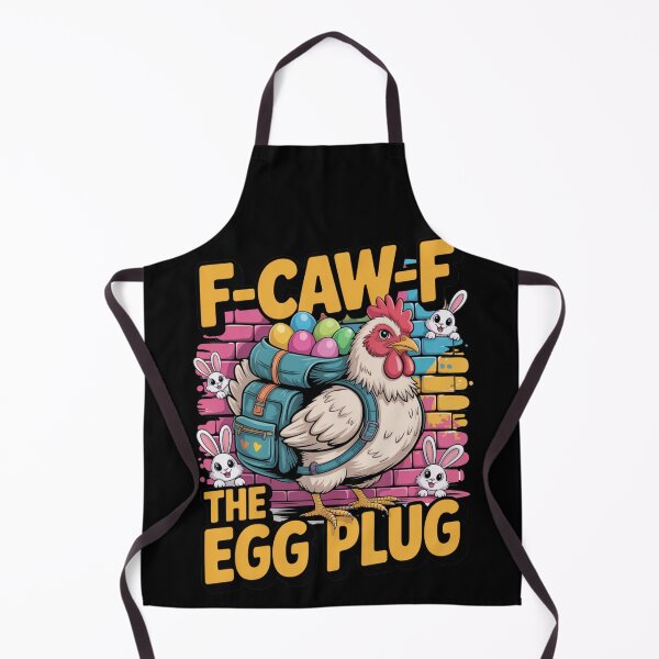Item preview, F-Caw-F The Egg Plug Funny Easter Chicken Backpack T-Shirt V4 designed and sold by DarylWelsh2024.