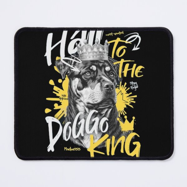 Item preview, Hail To The Doggo King - Rottweiler Graffiti Streetwear designed and sold by GenZFashion000.